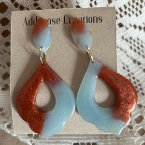 Brown & Blue dangles